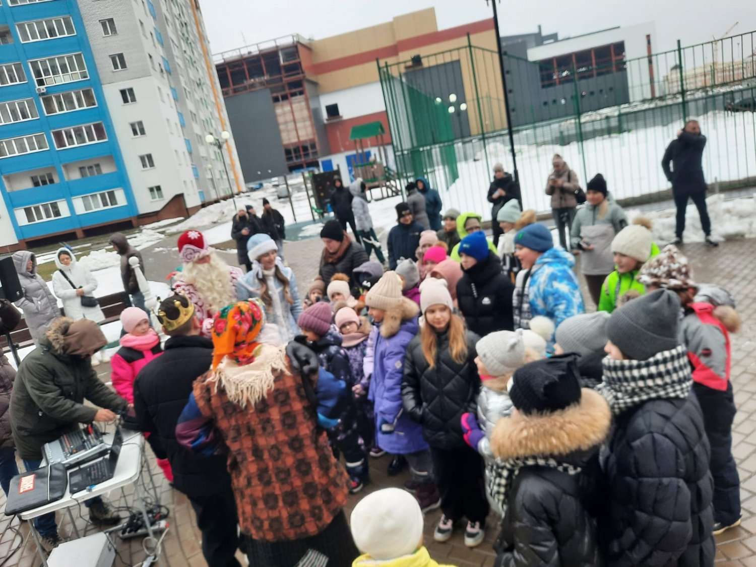 Праздник новогодний в ЖК Академическом